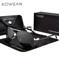 Lunettes Aviateur Aowear 16 Lunettes Aviateur Aowear -Esprit Aviation AOWEAR Men 39 s Aviation Sunglasses Men Polarized Mirror Sunglass for Man HD Driving Polaroid Sun Glasses lunettes de soleil homme Esprit Aviation 1660806093