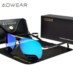 Lunettes Aviateur Aowear 23 Lunettes Aviateur Aowear -Esprit Aviation AOWEAR Men 39 s Aviation Sunglasses Men Polarized Mirror Sunglass for Man HD Driving Polaroid Sun Glasses lunettes de soleil homme Esprit Aviation 1660806112