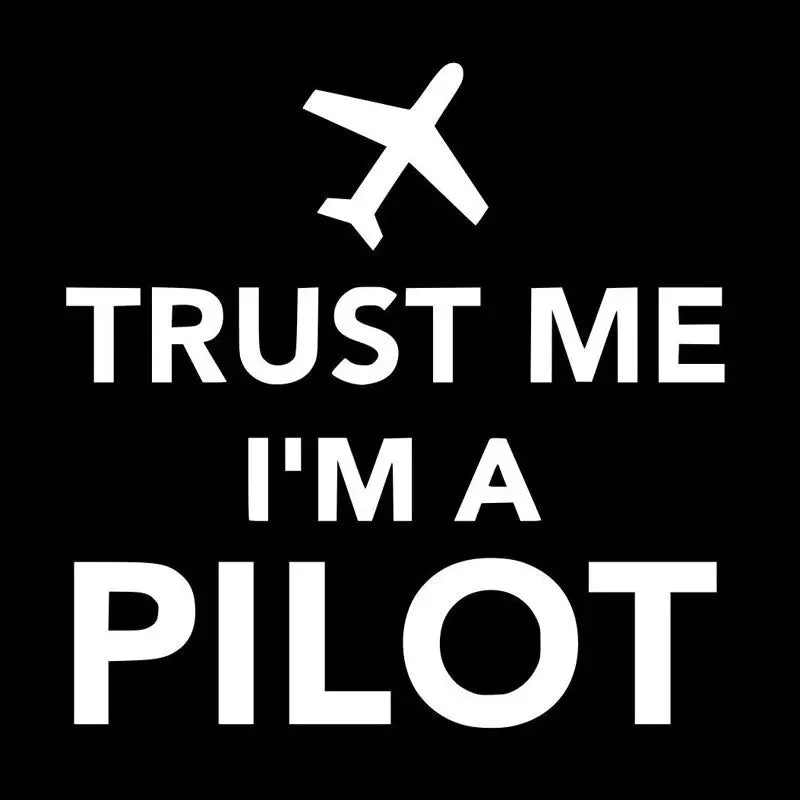 Autocollant Trust Me I'm Pilot 4 Autocollant Trust Me I'm Pilot – Image 2