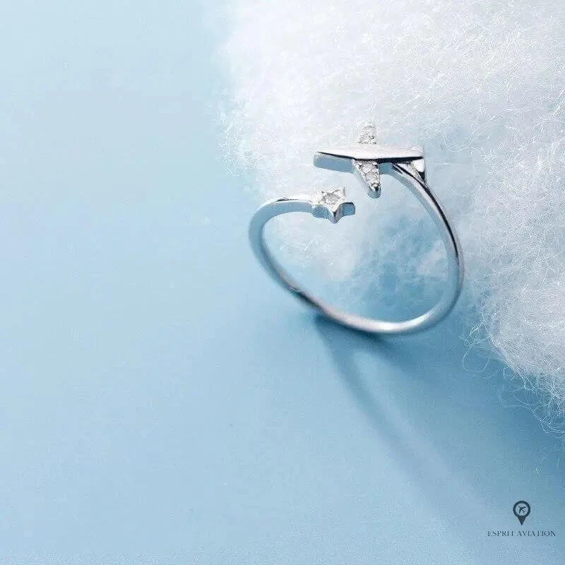 Bague Avion Modèle Ouvert Pour Femme 3 Bague Avion Modèle Ouvert Pour Femme