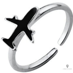 Bague Avion Femme Argentée 7 Bague Avion Femme Argentée -Esprit Aviation Bague avion femme argentee Esprit Aviation 1677411877