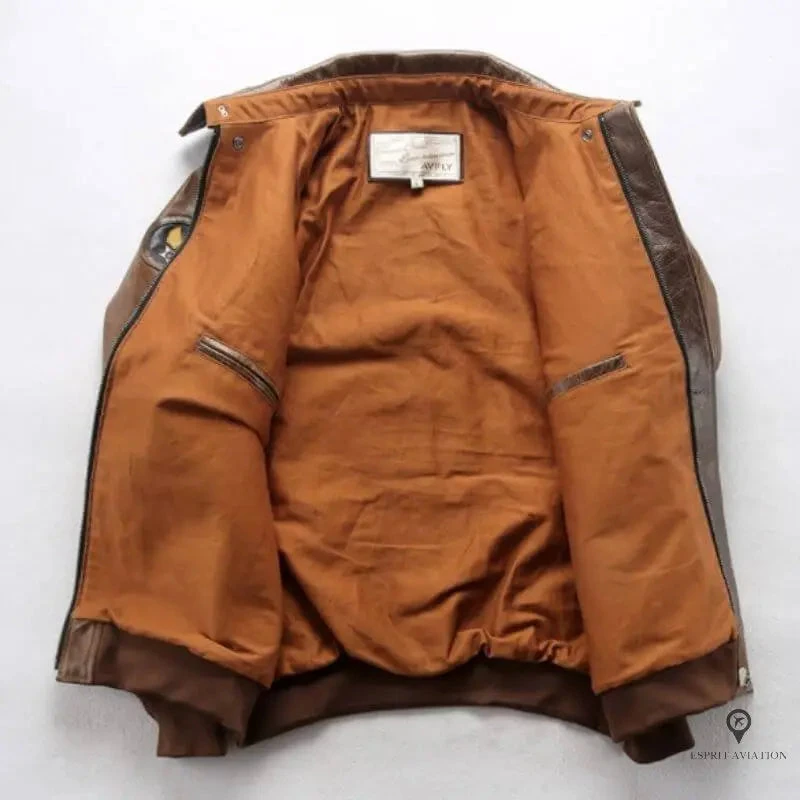 Blouson Aviateur Cuir Vachette Homme 5 Blouson Aviateur Cuir Vachette Homme – Image 3