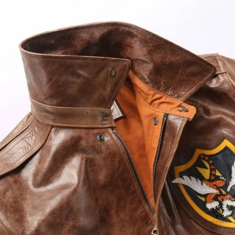 Blouson Aviateur Cuir Vachette Homme 6 Blouson Aviateur Cuir Vachette Homme – Image 4