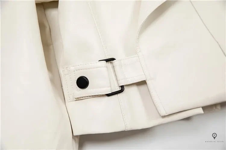 Blouson Aviateur Femme Blanc Neige 7 Blouson Aviateur Femme Blanc Neige – Image 5