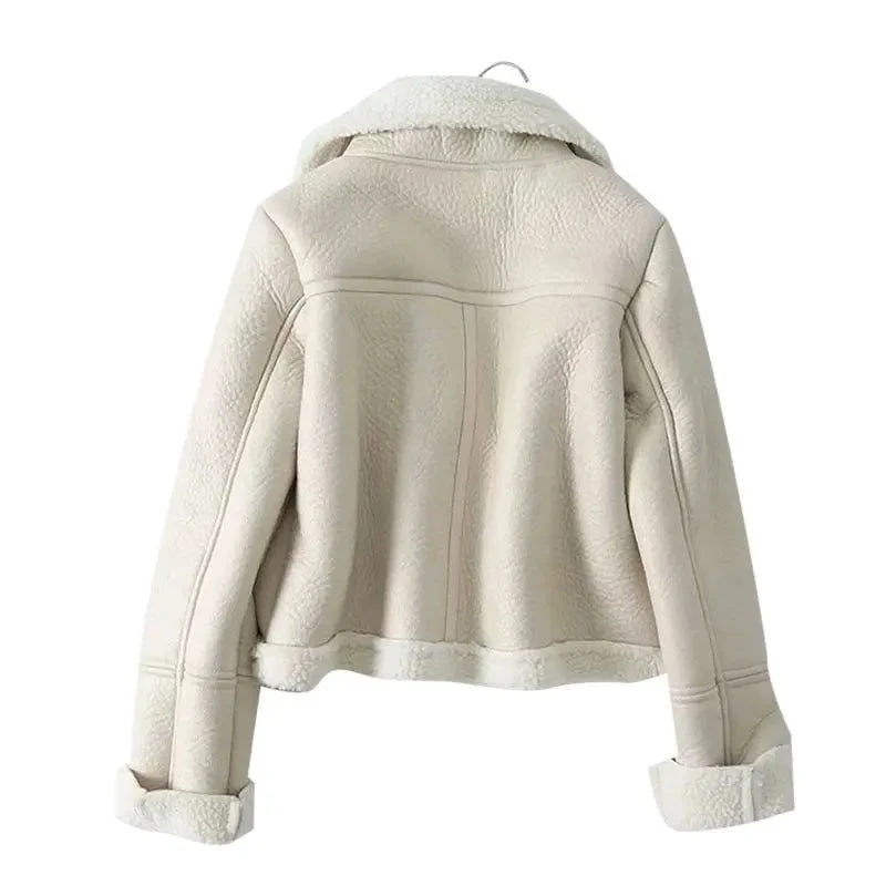 Blouson Aviateur Femme Col Fourrure 4 Blouson Aviateur Femme Col Fourrure – Image 2