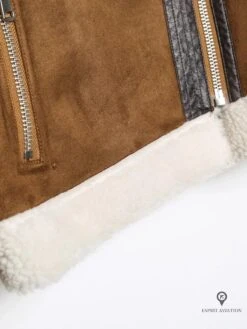 Blouson Aviateur Femme Court Moutonné 14 Blouson Aviateur Femme Court Moutonné -Esprit Aviation Blouson Aviateur Femme Court Moutonne Esprit Aviation 1690001591358