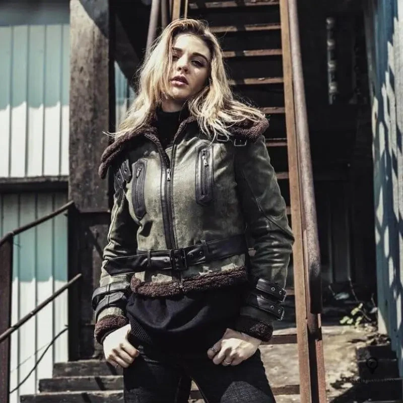 Blouson Aviateur Femme Gris 3 Blouson Aviateur Femme Gris