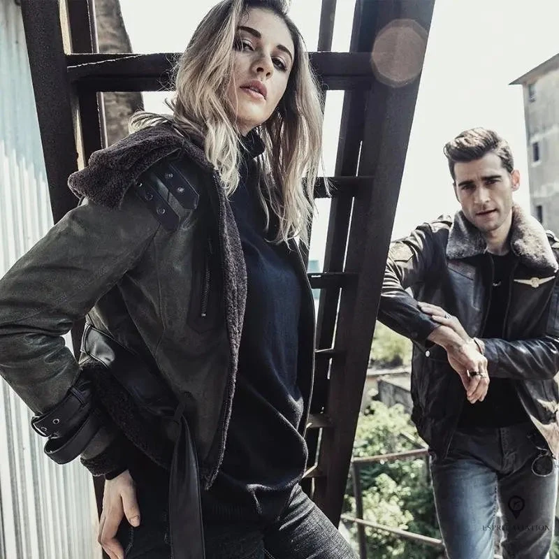 Blouson Aviateur Femme Gris 6 Blouson Aviateur Femme Gris – Image 4