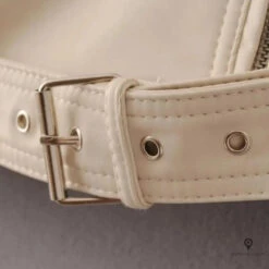 Blouson Aviateur Femme Simili Cuir Beige -Esprit Aviation Blouson Aviateur Femme Simili Cuir Beige Esprit Aviation 1682166081