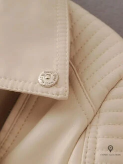 Blouson Aviateur Femme Simili Cuir Beige -Esprit Aviation Blouson Aviateur Femme Simili Cuir Beige Esprit Aviation 1682166089