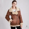 Blouson Aviateur Femme Simili Cuir Marron 2 Blouson Aviateur Femme Simili Cuir Marron -Esprit Aviation Blouson Aviateur Femme Simili Cuir Marron Esprit Aviation 1690000966871