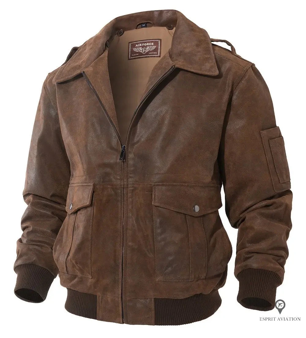 Blouson Aviateur Homme Américain 4 Blouson Aviateur Homme Américain – Image 2