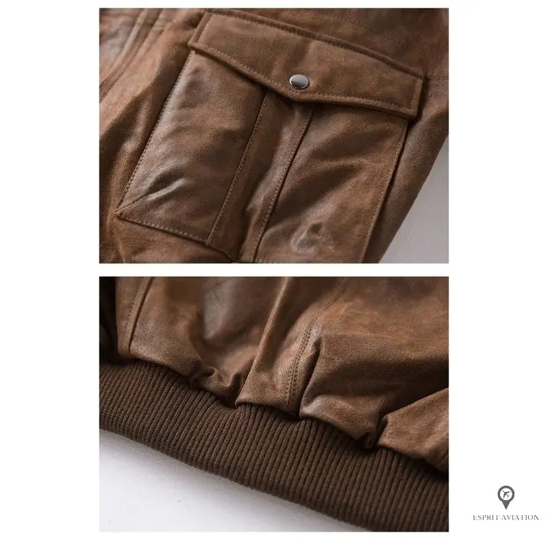 Blouson Aviateur Homme Américain 7 Blouson Aviateur Homme Américain – Image 5