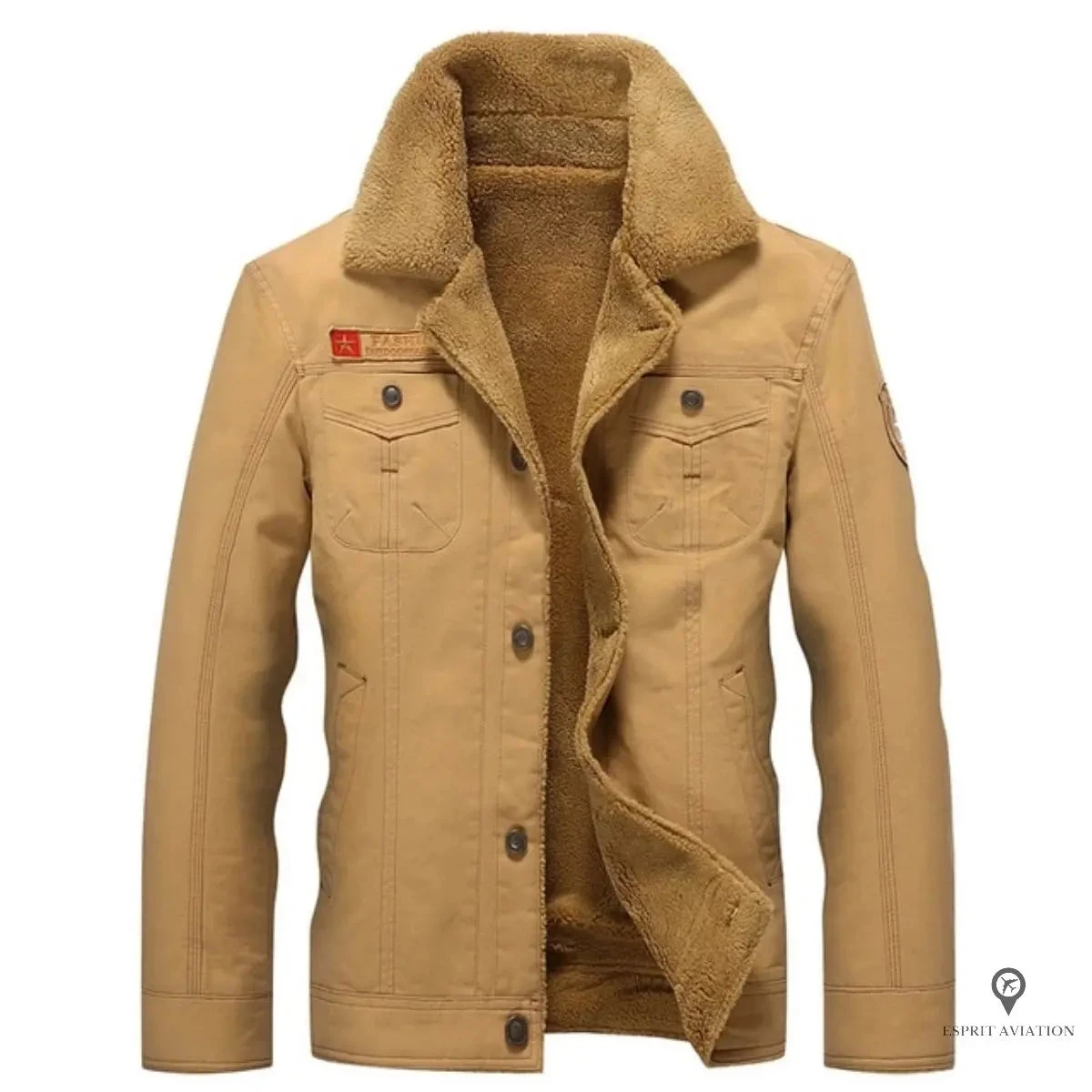 Blouson Aviateur Homme Beige 3 Blouson Aviateur Homme Beige