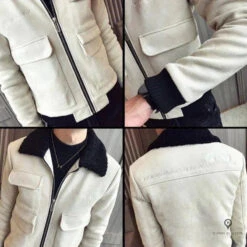 Blouson Aviateur Homme Blanc -Esprit Aviation Blouson Aviateur Homme br Blanc Esprit Aviation 1677215774