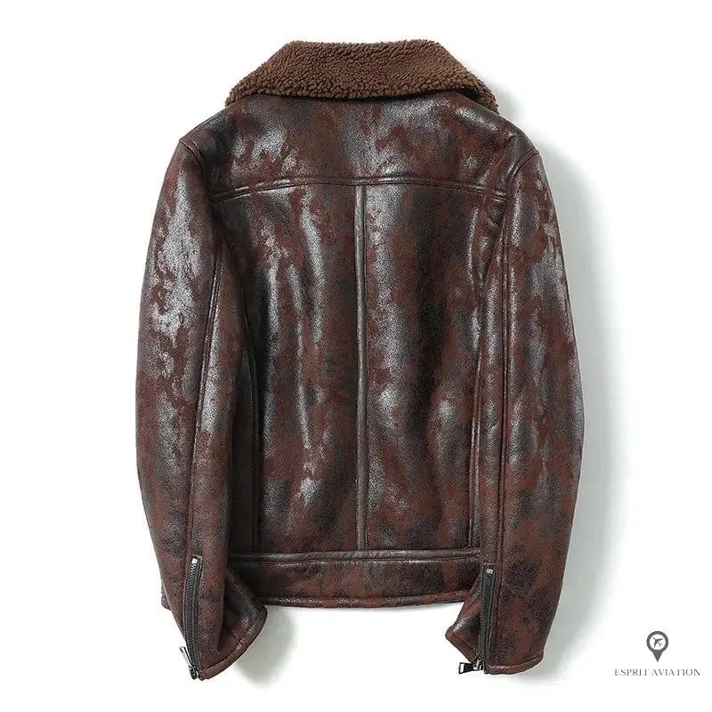 Blouson Aviateur Homme Cuir Bison 6 Blouson Aviateur Homme Cuir Bison – Image 4