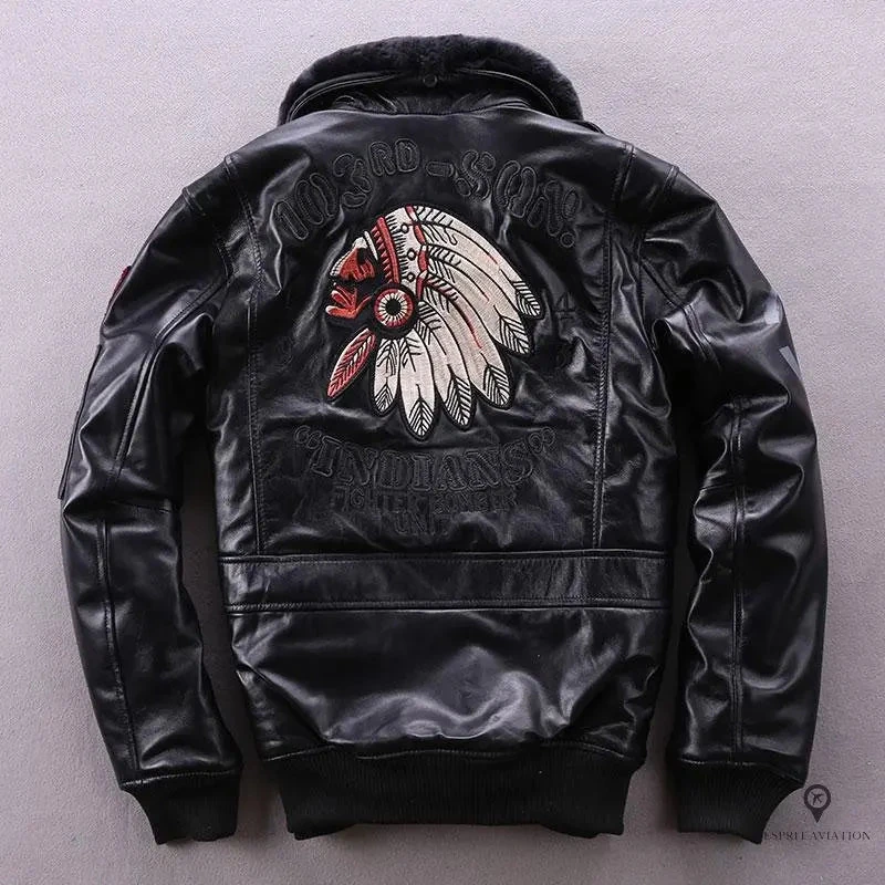 Blouson Aviateur Homme Cuir Italien 4 Blouson Aviateur Homme Cuir Italien – Image 2