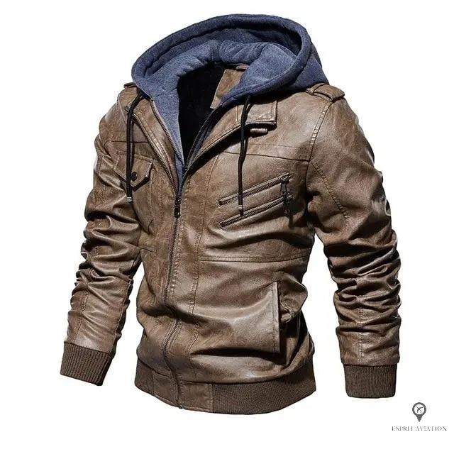 Blouson Aviateur Homme Cuir Marron 3 Blouson Aviateur Homme Cuir Marron