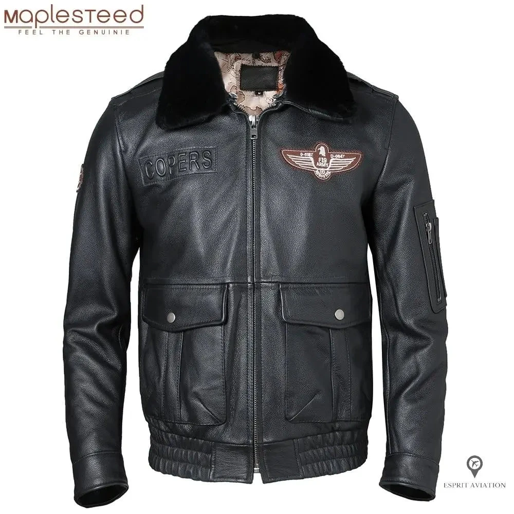 Blouson Aviateur Homme Cuir Vachette 3 Blouson Aviateur Homme Cuir Vachette