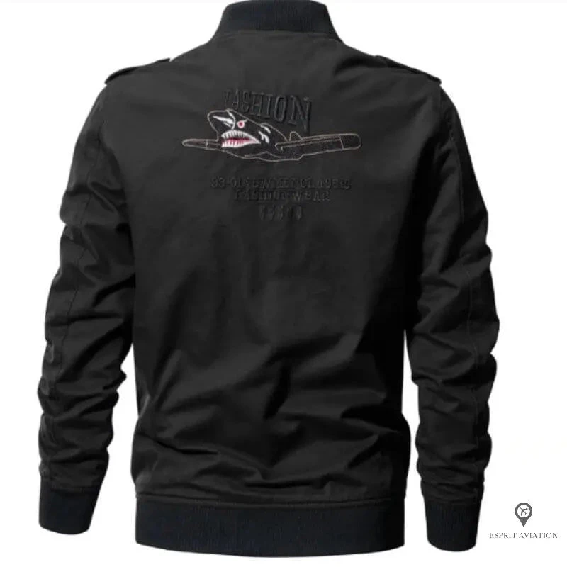 Blouson Aviateur Homme Leger Homme Noir 4 Blouson Aviateur Homme Leger Homme Noir – Image 2