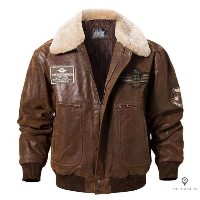 Blouson Aviateur Homme Marron 3 Blouson Aviateur Homme Marron