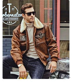 Blouson Aviateur Homme Marron 13 Blouson Aviateur Homme Marron -Esprit Aviation Blouson Aviateur Homme br Marron Esprit Aviation 1677213893