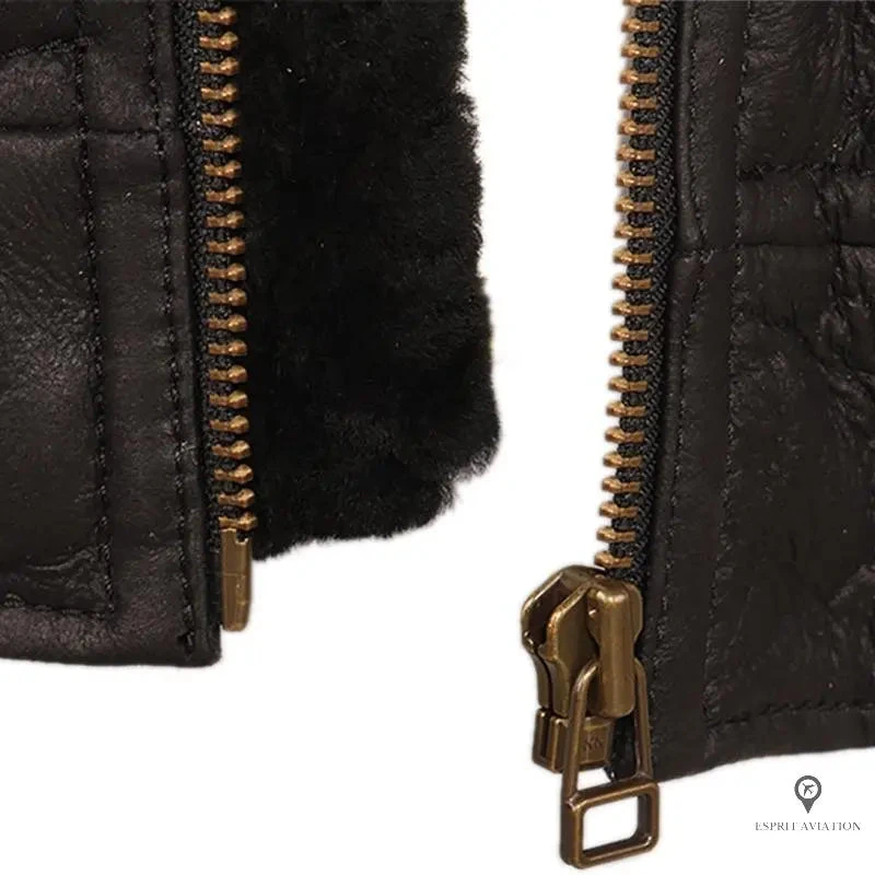 Blouson Aviateur Homme Parachutiste Cuir 5 Blouson Aviateur Homme Parachutiste Cuir – Image 3