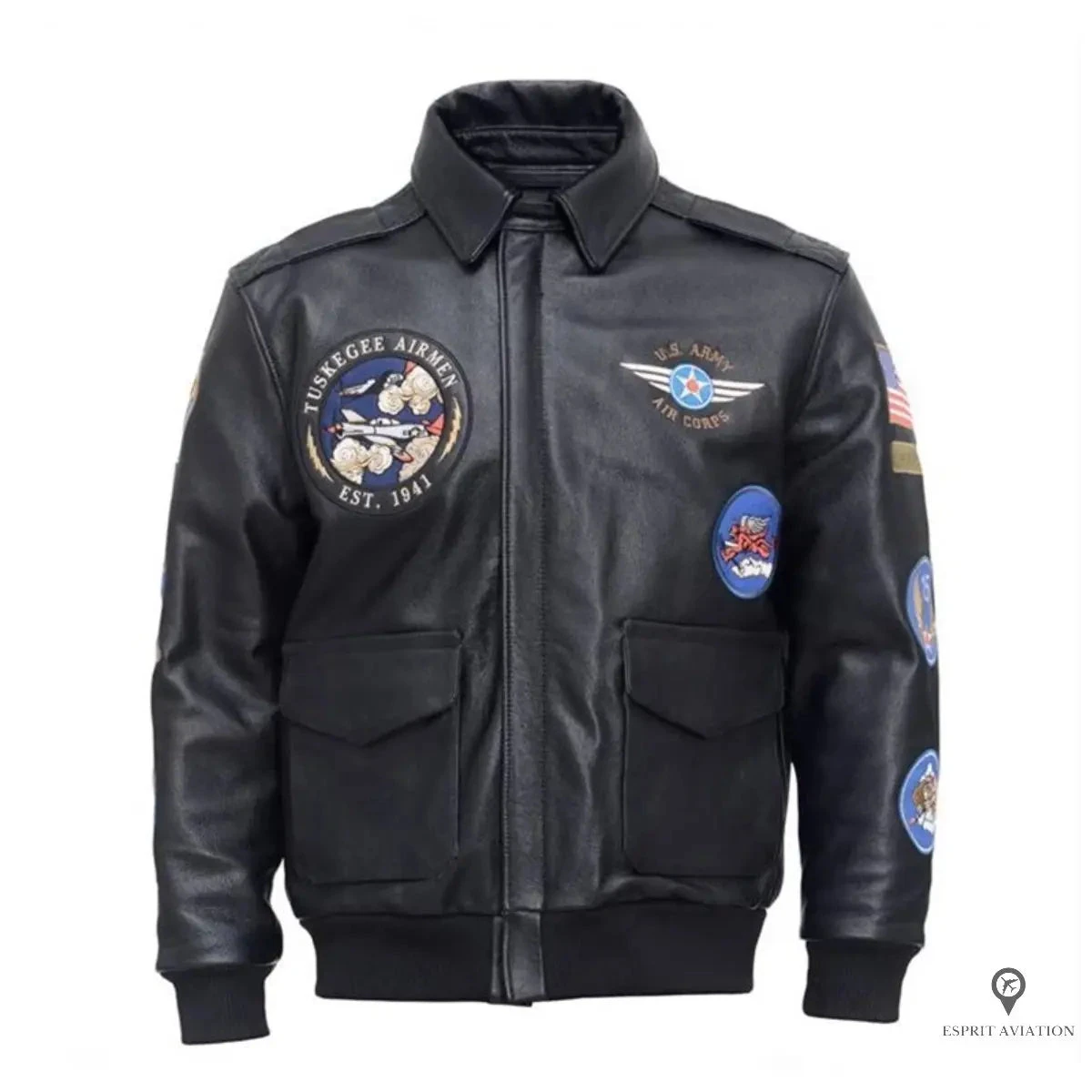 Blouson Aviateur Homme<br /> US Army 3 Blouson Aviateur Homme<br /> US Army