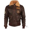 Blouson Aviateur Homme En Cuir De Vachette Marron 2 Blouson Aviateur Homme En Cuir De Vachette Marron -Esprit Aviation Blouson Aviateur Homme br en Cuir de Vachette Marron Esprit Aviation 1677213855