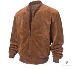 Blouson Aviateur Homme En Cuir De Croute De Porc (Marron) 7 Blouson Aviateur Homme En Cuir De Croute De Porc (Marron) -Esprit Aviation Blouson Aviateur Homme br en Cuir de croute de Porc Marron Esprit Aviation 1677213936