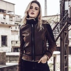 Blouson Aviateur Marron Femme 8 Blouson Aviateur Marron Femme -Esprit Aviation Blouson Aviateur Marron Femme Esprit Aviation 1690001294139