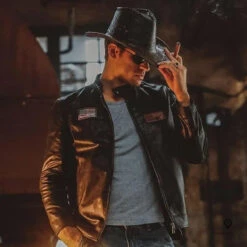 Blouson Pilote Homme<br /> Vachette Noir 8 Blouson Pilote Homme<br /> Vachette Noir -Esprit Aviation Blouson Pilote Homme br Vachette Noir Esprit Aviation 1677215252