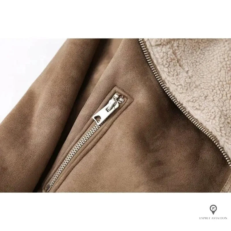 Blouson Aviateur Femme Avec Fourrure 7 Blouson Aviateur Femme Avec Fourrure – Image 5