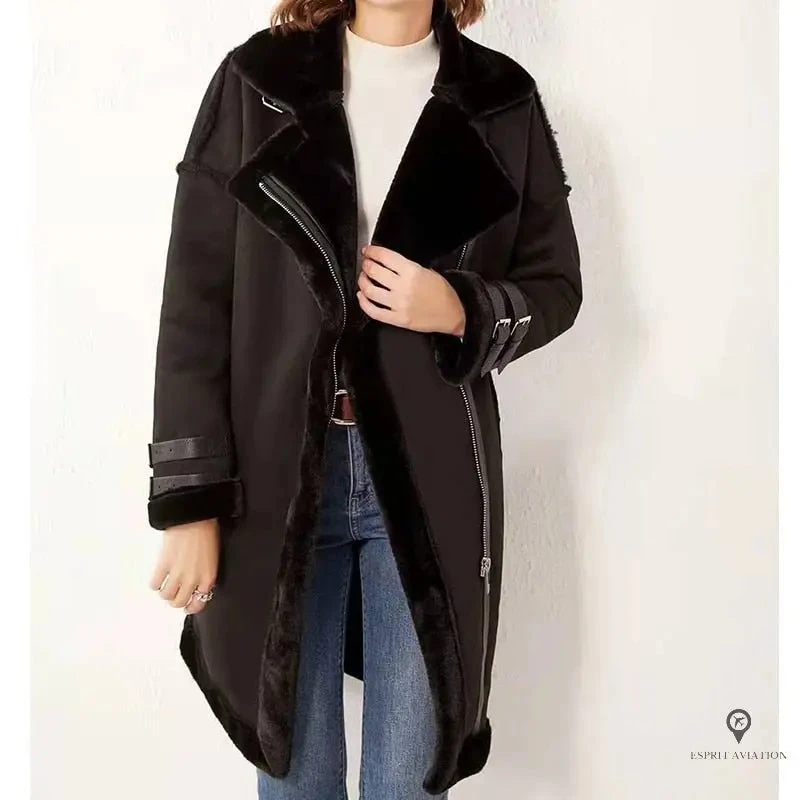 Blouson Aviateur Femme Luxe 4 Blouson Aviateur Femme Luxe – Image 2