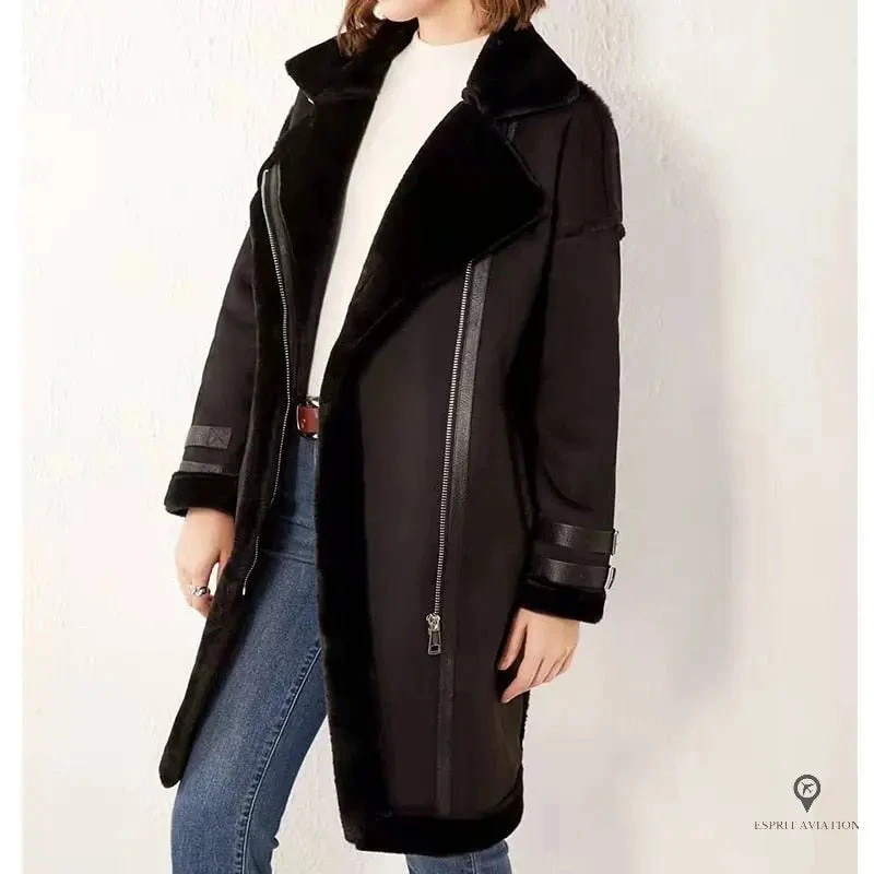 Blouson Aviateur Femme Luxe 5 Blouson Aviateur Femme Luxe – Image 3