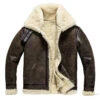 Blouson D'hiver En Cuir Véritable -Esprit Aviation Blouson d hiver en cuir veritable Esprit Aviation 1677213429