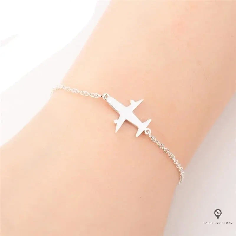 Bracelet Avion Acier Inoxydable 4 Bracelet Avion Acier Inoxydable – Image 2