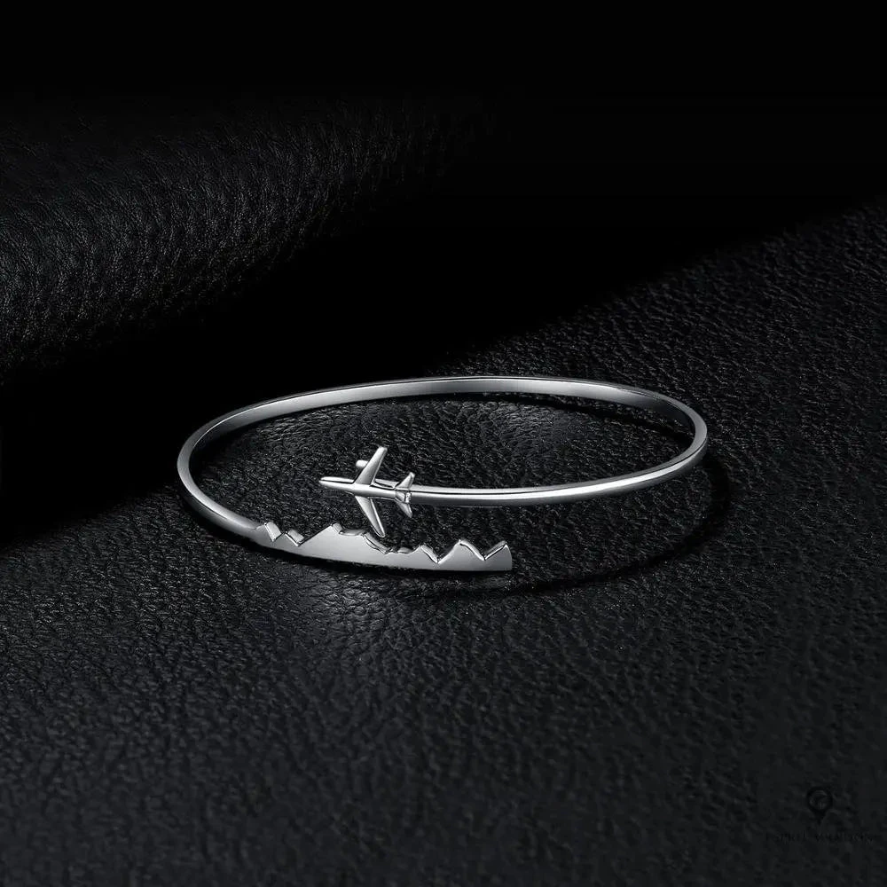 Bracelet Avion Argent 3 Bracelet Avion Argent