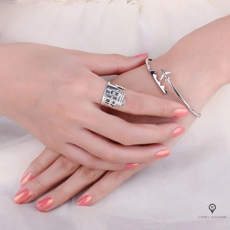 Bracelet Avion Argent 5 Bracelet Avion Argent – Image 3