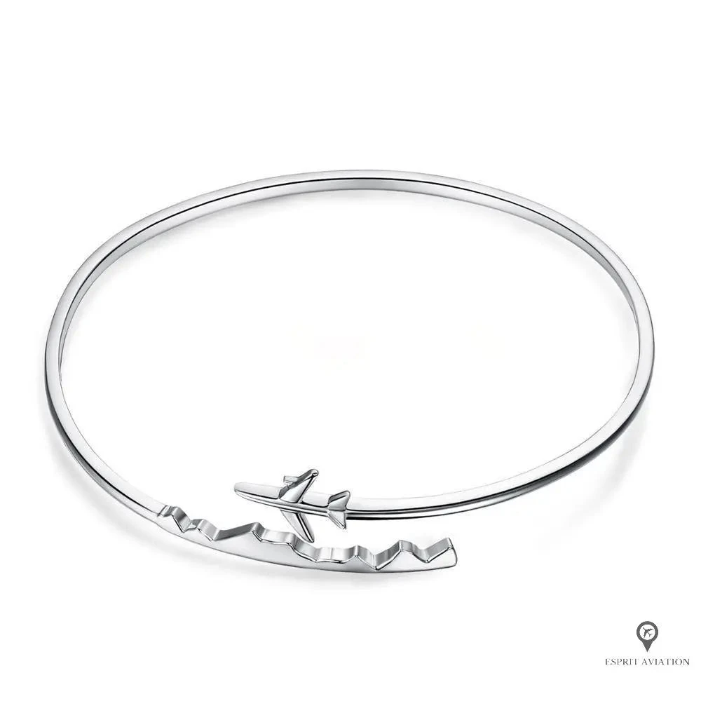 Bracelet Avion Argent 6 Bracelet Avion Argent – Image 4