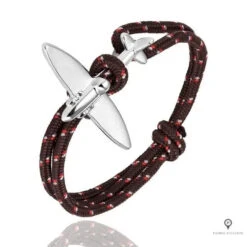 Bracelet Avion Corde Marron
