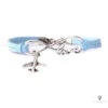 Bracelet Avion Cuir Bleu Femme -Esprit Aviation Bracelet Avion Cuir Bleu Femme Esprit Aviation 1689995606343