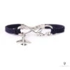 Bracelet Avion Cuir Bleu Marine Femme 2 Bracelet Avion Cuir Bleu Marine Femme -Esprit Aviation Bracelet Avion Cuir Bleu Marine Femme Esprit Aviation 1689995625623