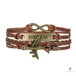 Bracelet Avion Cuir