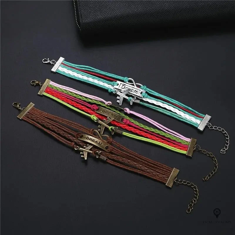 Bracelet Avion Cuir 6 Bracelet Avion Cuir – Image 4