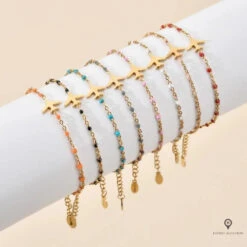 Bracelet Avion Femme Blanc -Esprit Aviation Bracelet Avion Femme Blanc Esprit Aviation 1689995790436