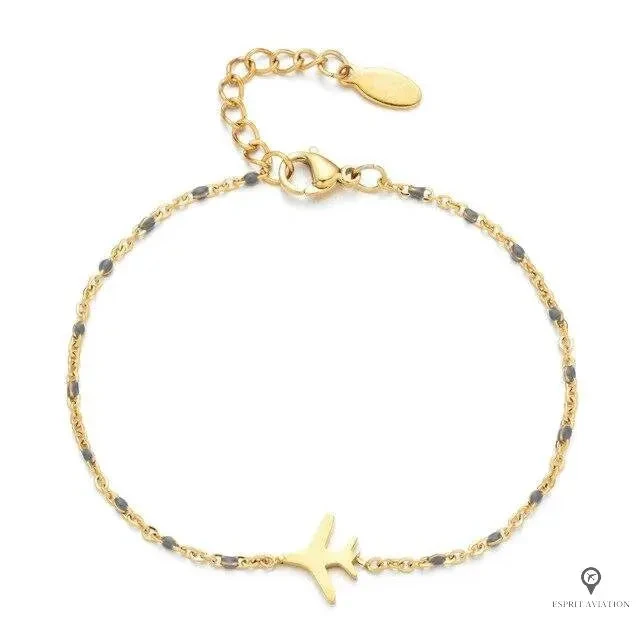 Bracelet Avion Femme Gris 3 Bracelet Avion Femme Gris