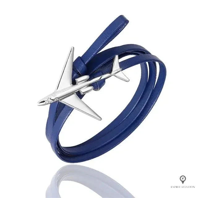 Bracelet Avion Homme Bleu Foncé 3 Bracelet Avion Homme Bleu Foncé