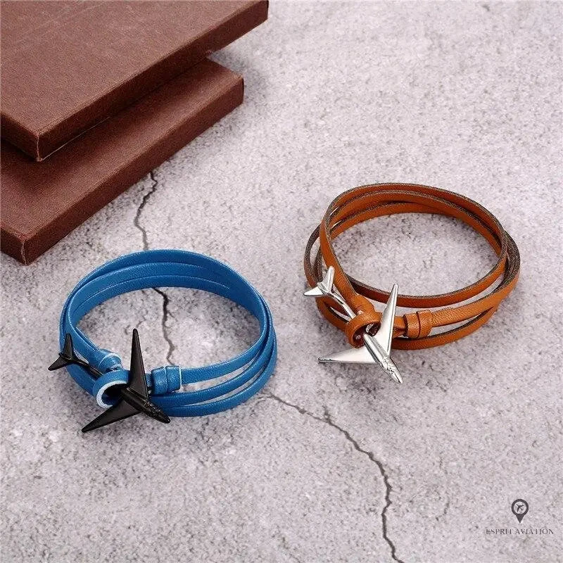 Bracelet Avion Homme Noir Et Bleu 4 Bracelet Avion Homme Noir Et Bleu – Image 2
