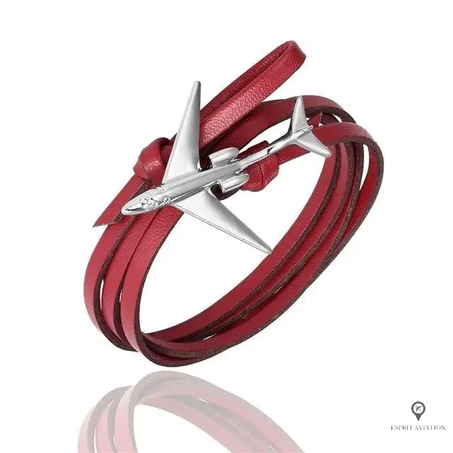Bracelet Avion Homme Rouge 3 Bracelet Avion Homme Rouge